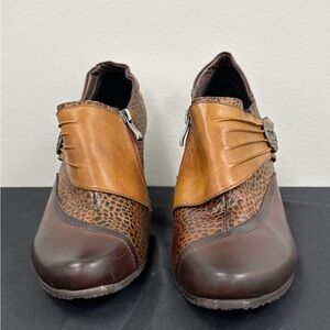 L'ATISTE Brown Leather Shoes